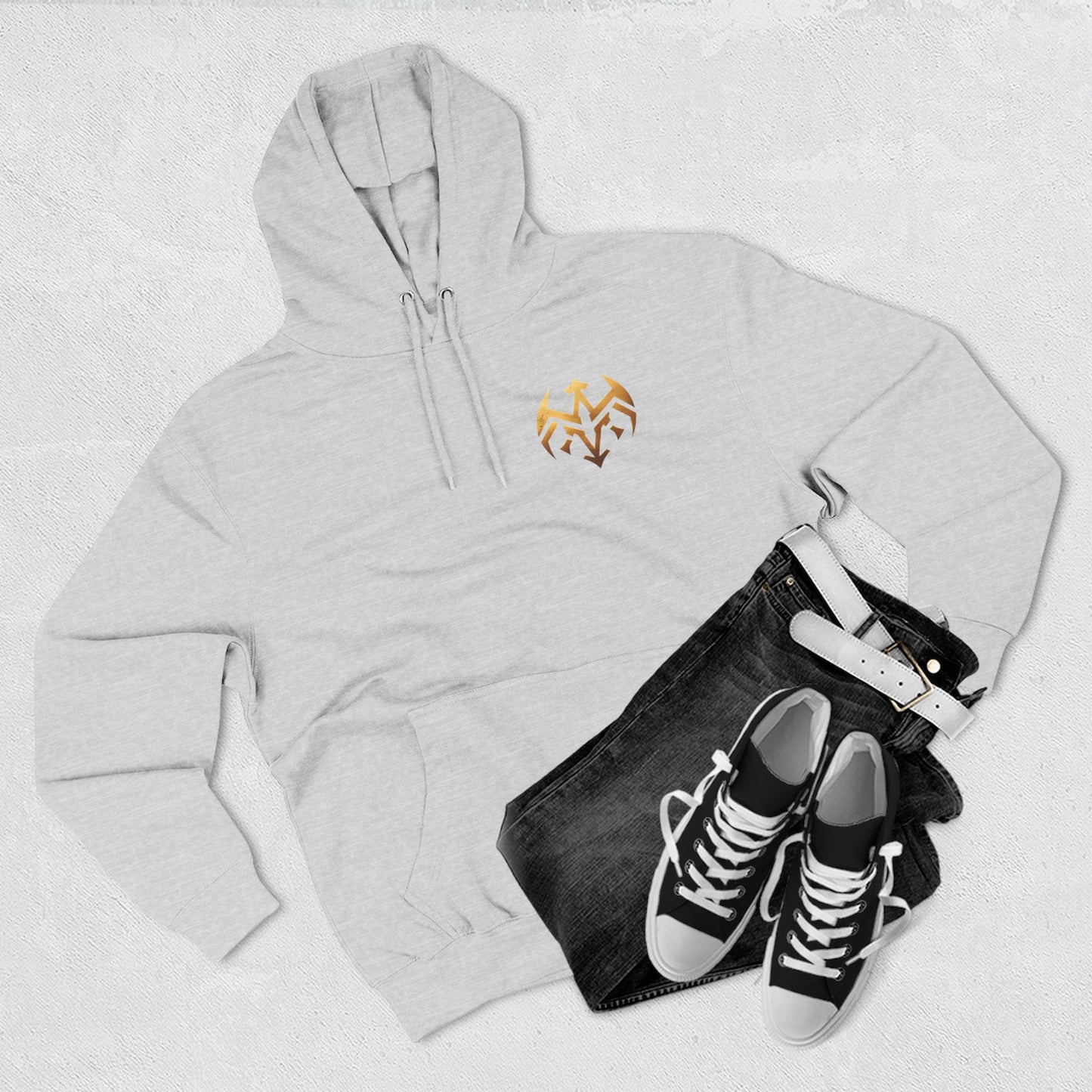 This isn’t just fashion… it’s transformation. 💪🔥 POWER KAUSA. Stylish Three-Panel Fleece Hoodie for Comfort and Style, Cozy Hoodie, Casual Wear, Gift for Her, Trendy Fashion, Unisex Hoodie